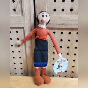 Popeye Collectible Olive Oyl Doll 1994 King Features Syndicate 10" Original Tag